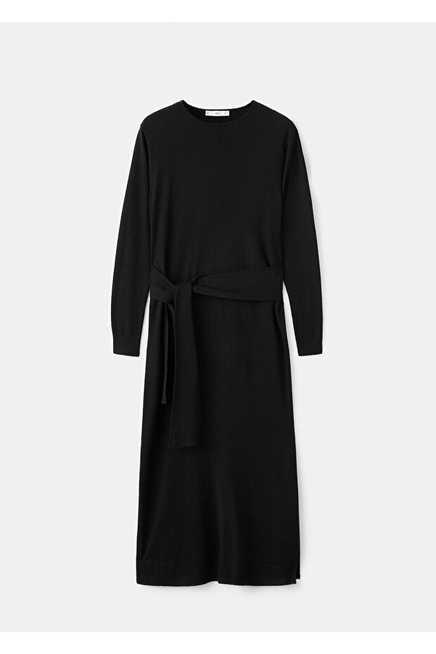 Düğümlü örgü elbise - 3