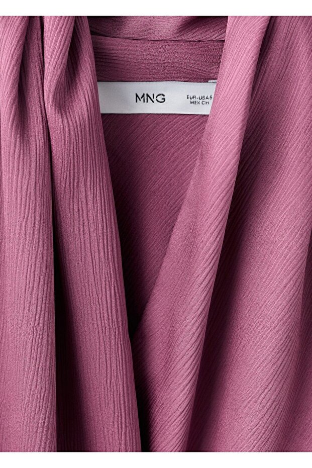 Fular yakalı bluz - 8