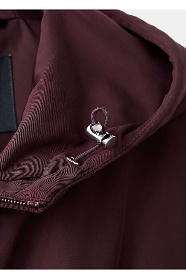 Oversize kapüşonlu ceket - 7