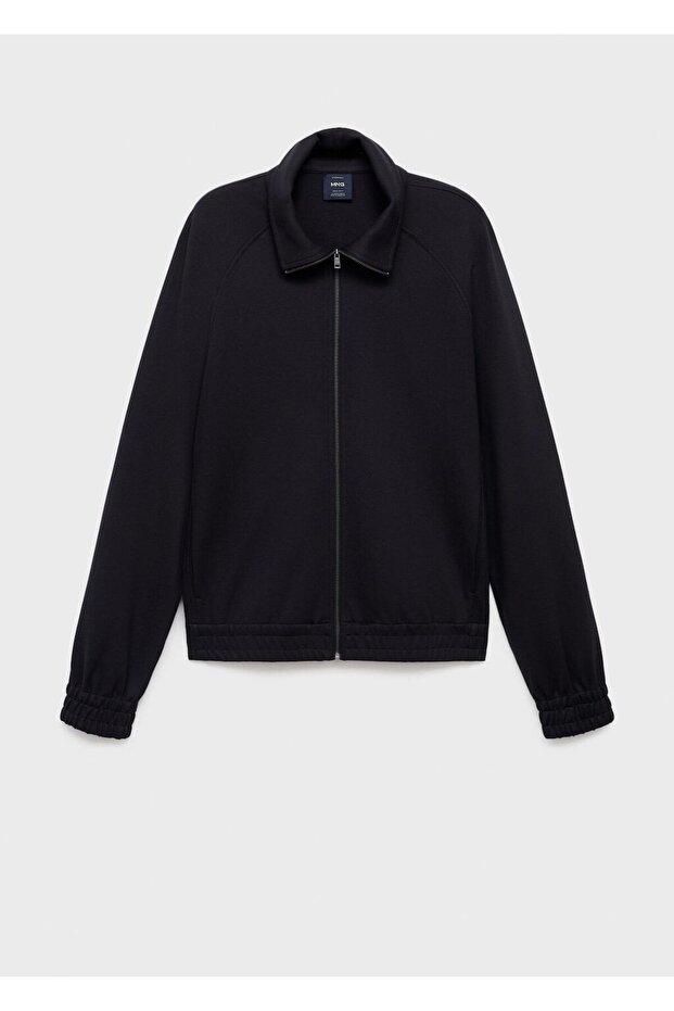 Regular fit fermuarlı sweatshirt - 3