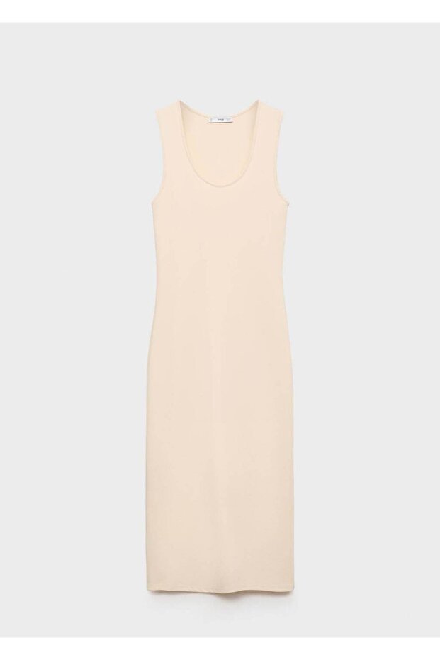 Dar kesim midi elbise - 3