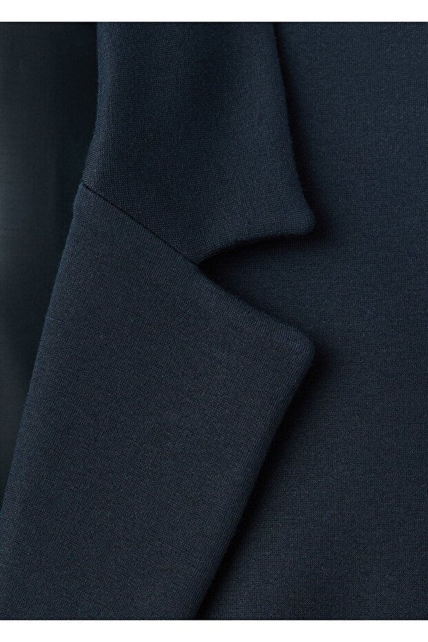 Dar kesim blazer ceket - 5