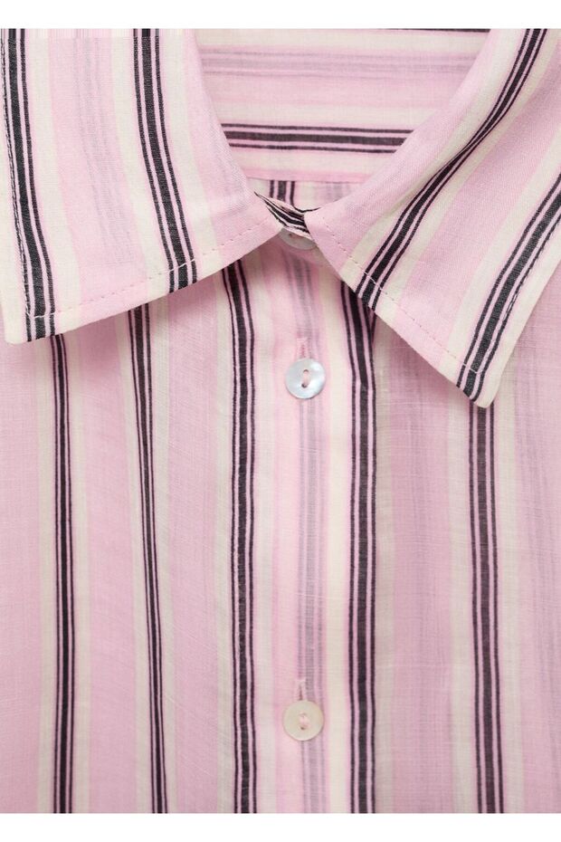 Rami çizgili gömlek - 7