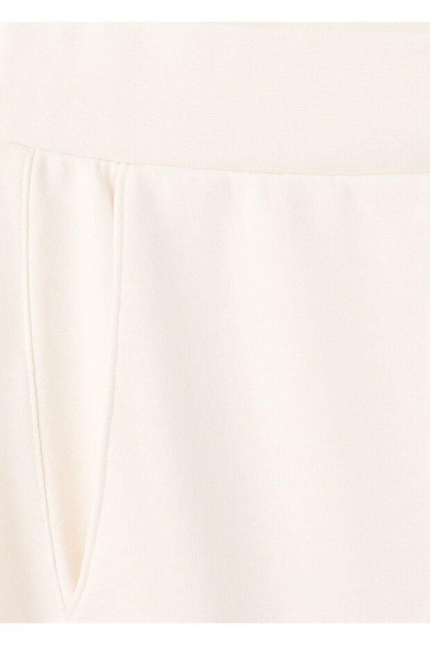 Beli elastik pamuklu pantolon - 8