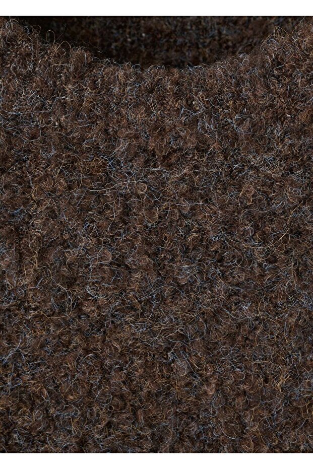 Kısa kollu buklet kazak - 8