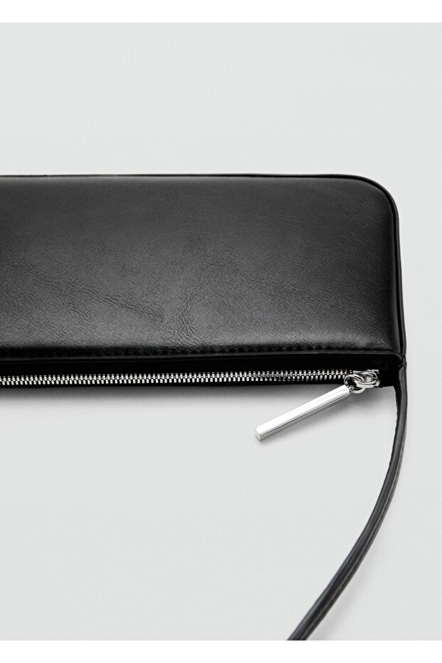 Fermuarlı omuz çantası - 5