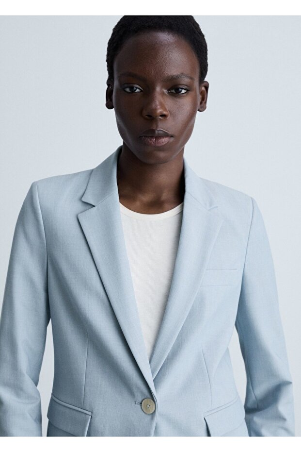 Bedene oturan blazer ceket - 7