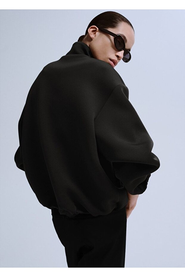 Oversize bomber ceket - 4