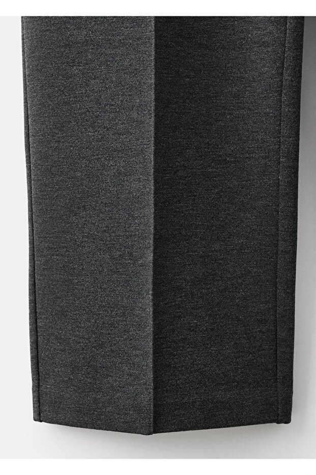 Kırçıllı triko pantolon - 5