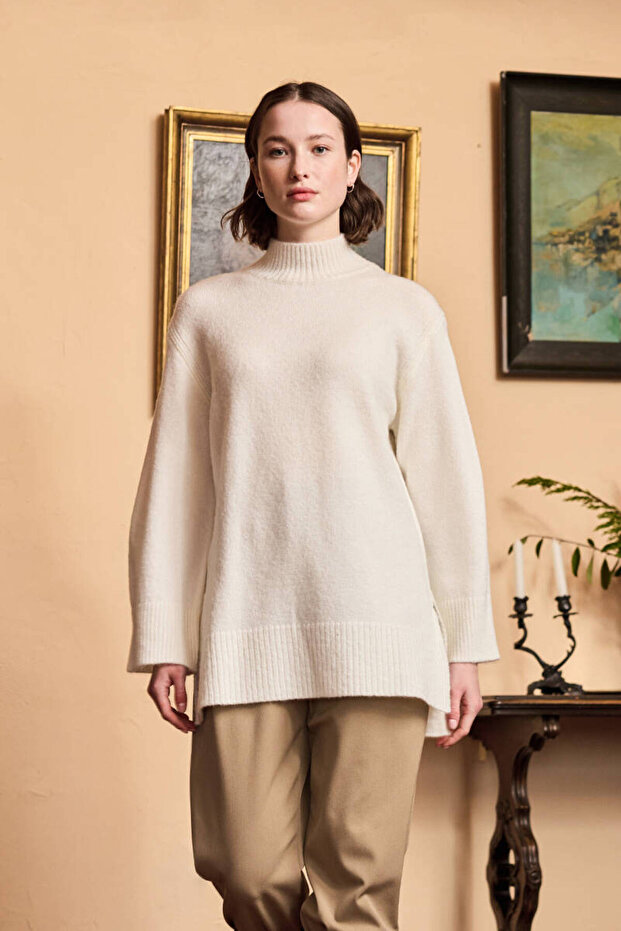 PULOVER EKRU SOFT - 1