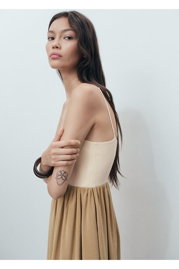 Triko balon elbise - 6