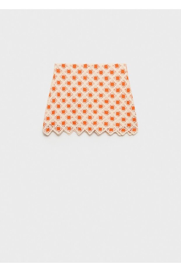 Kroşe mini etek - 3