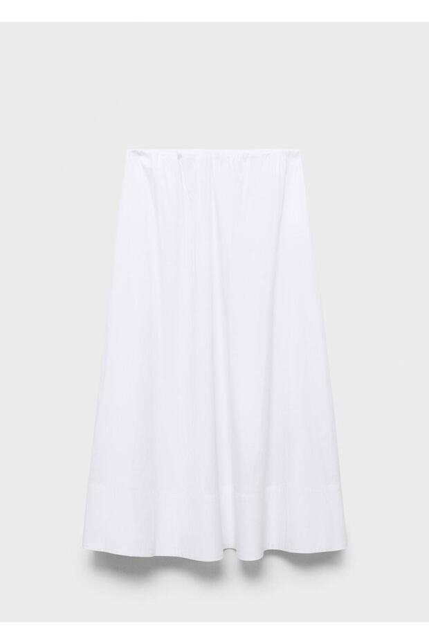 Evaze pamuklu etek - 3