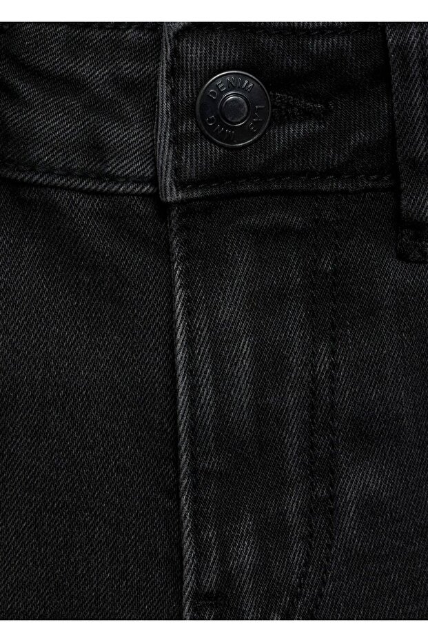 Denim bermuda şort - 3