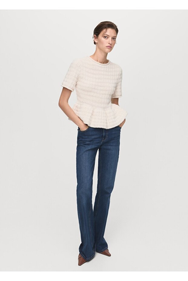 Volanlı dokulu kazak - 2