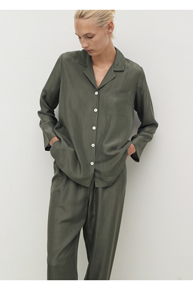 Uzun ipek gömlek - 1