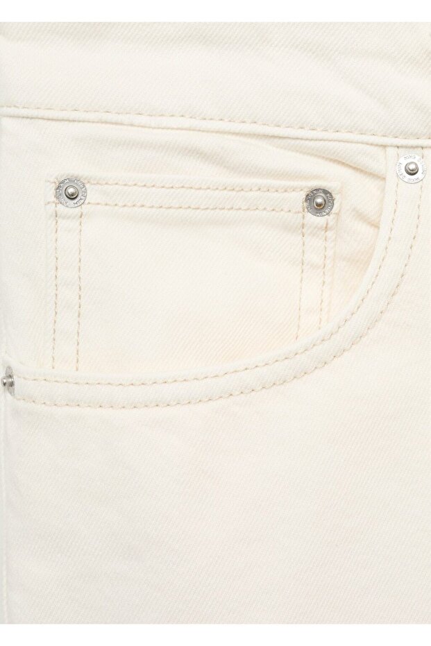 Rahat kesim denim bermuda şort - 5