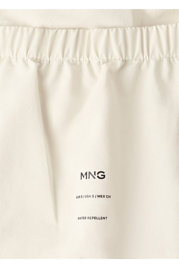 Kapüşonlu kapitone anorak - 5