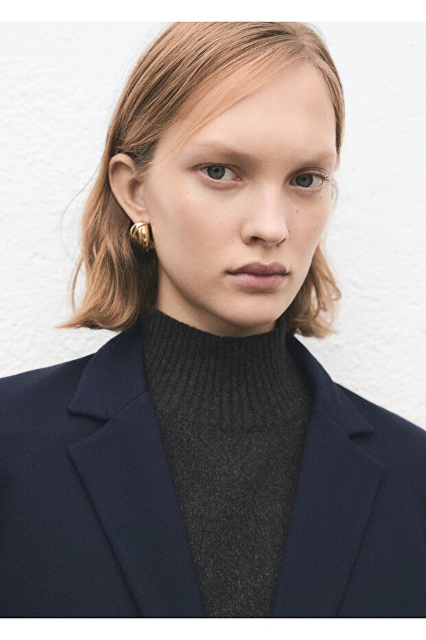 Dar kesim blazer ceket - 6