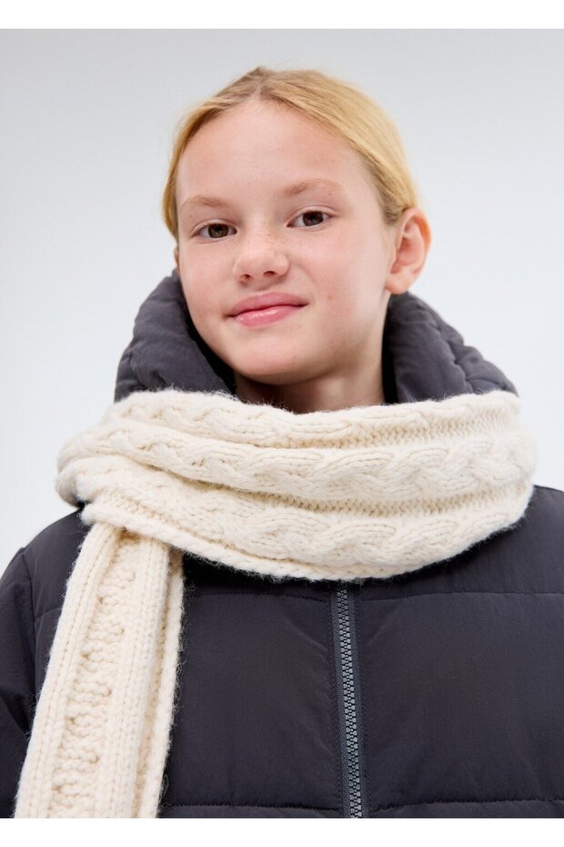 Kapüşonlu kapitone anorak - 6