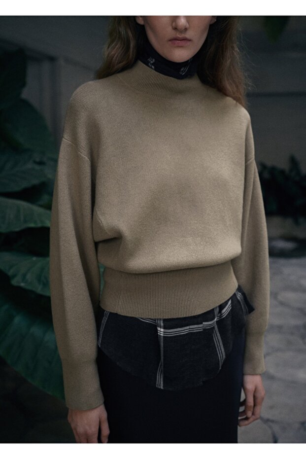 Perkins yaka oversize kazak - 6