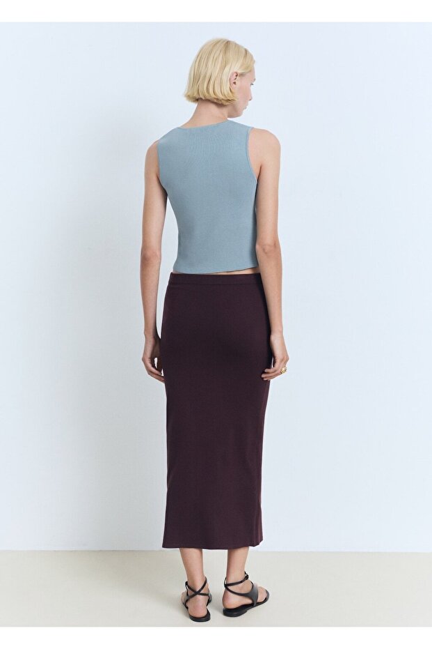 İnce örgü bluz - 4