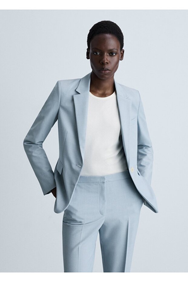 Bedene oturan blazer ceket - 1