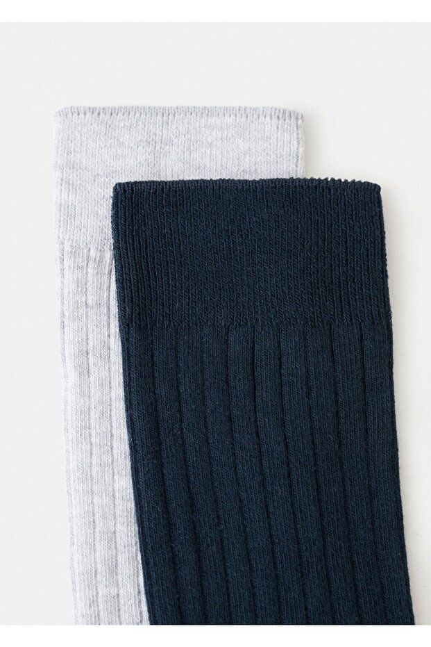 2'li fitilli pamuklu çorap seti - 2