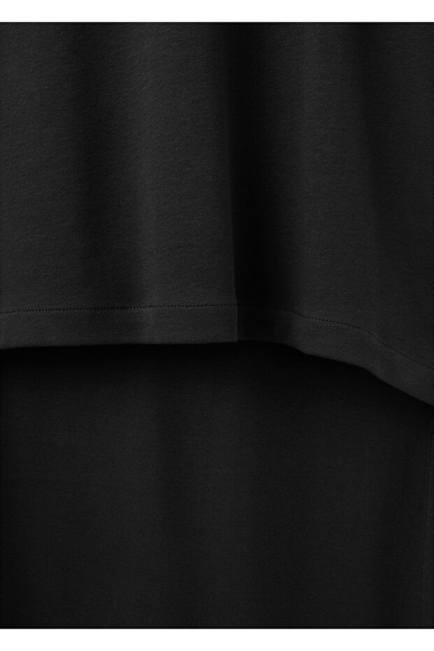 Pamuklu uzun tişört - 6