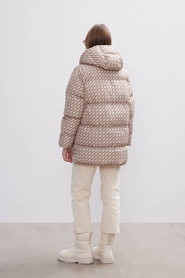 KUM MONOGRAM ŞİŞME MONT - 5