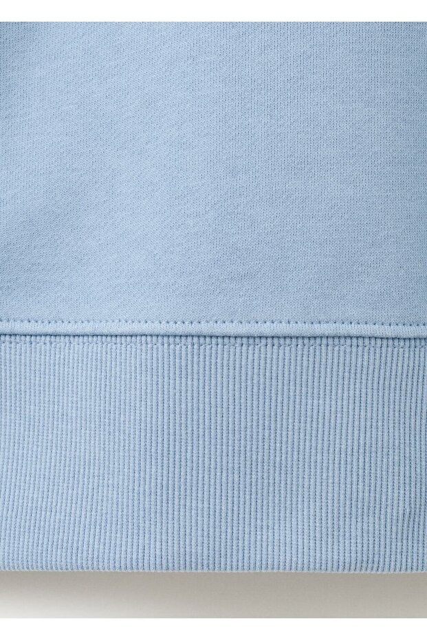 Regular kesim %100 pamuklu sweatshirt - 5