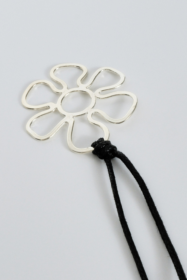 SILVER ÇİÇEK KOLYE - 8