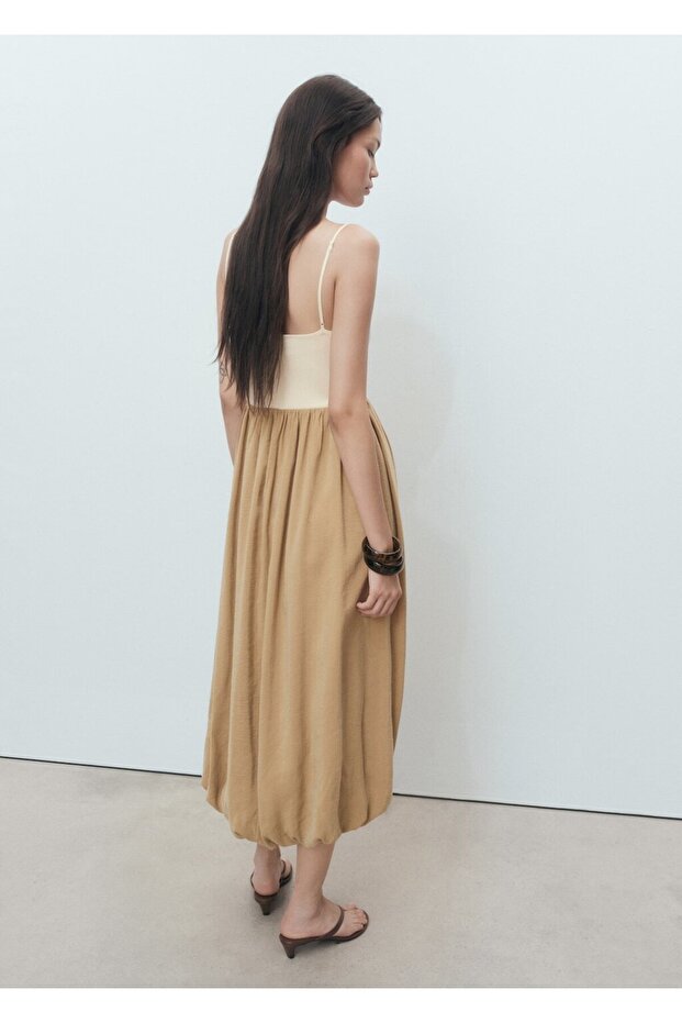 Triko balon elbise - 4