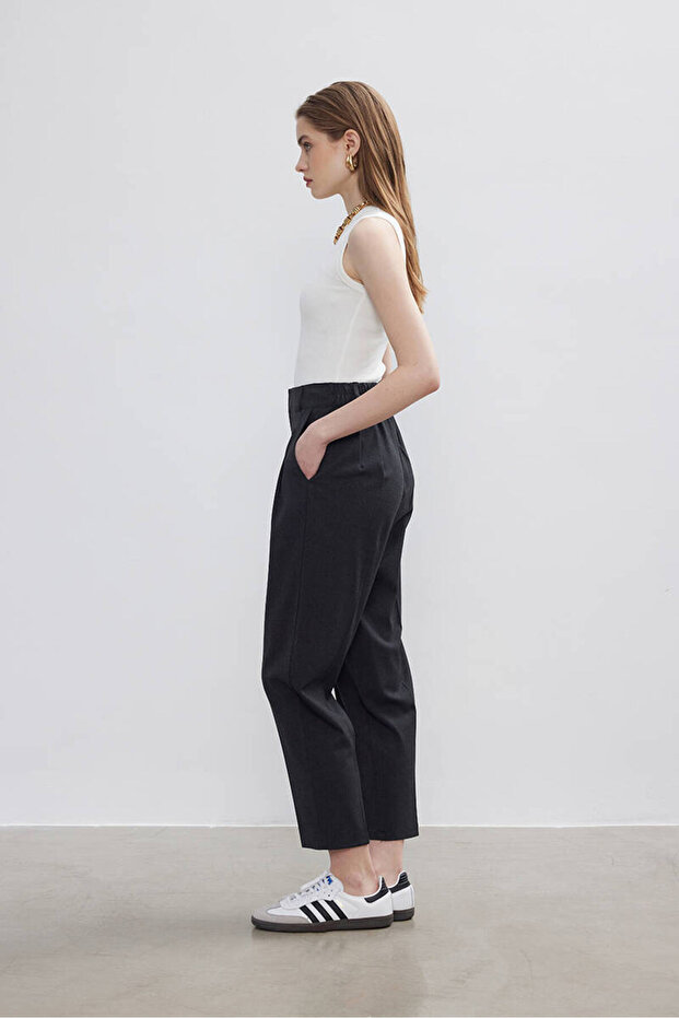 ANTRASİT ÜTÜ İZLİ PANTOLON - 4