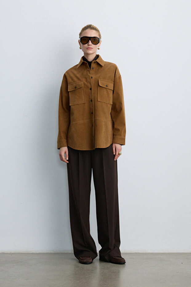 CAMEL SÜET GÖMLEK - 6