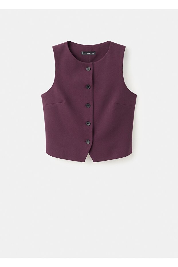 Düğmeli takım yelek - 3