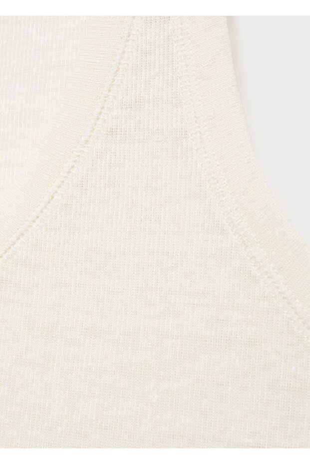 Kollu keten bluz - 7