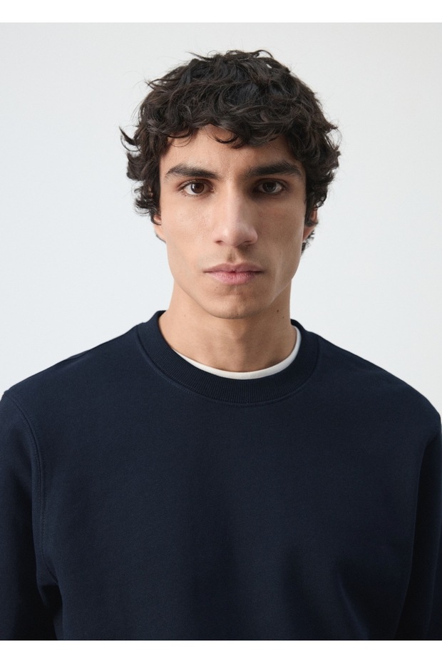 Regular kesim %100 pamuklu sweatshirt - 6