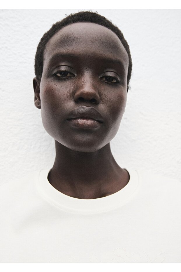 Pamuklu kolsuz tişört - 6