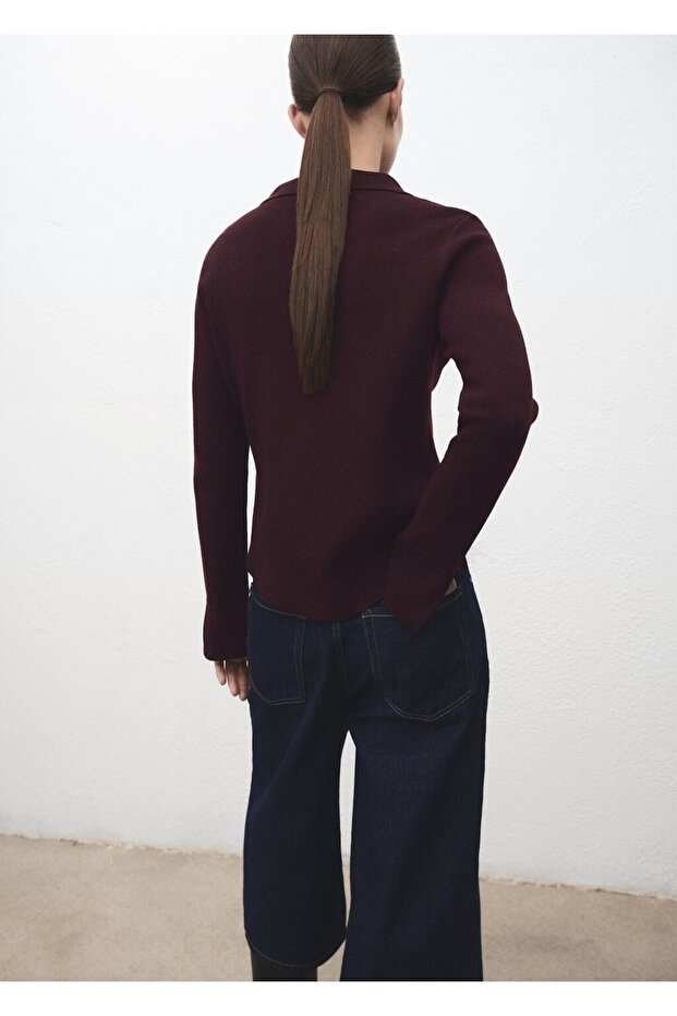 Gömlek yaka hırka - 4