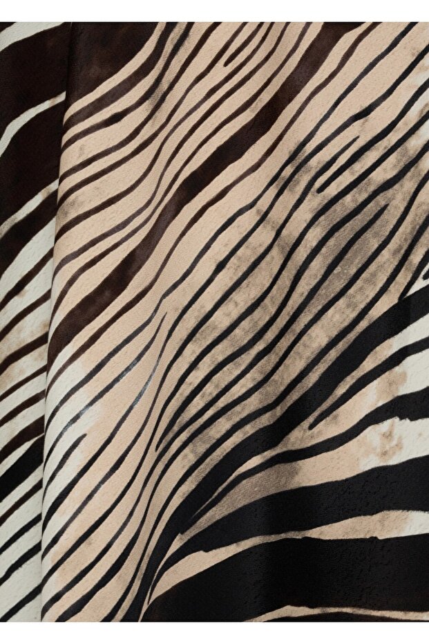 Zebra desenli bluz - 5