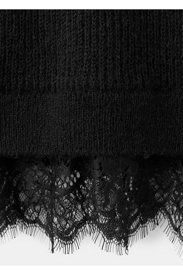 Dantel triko kazak - 5