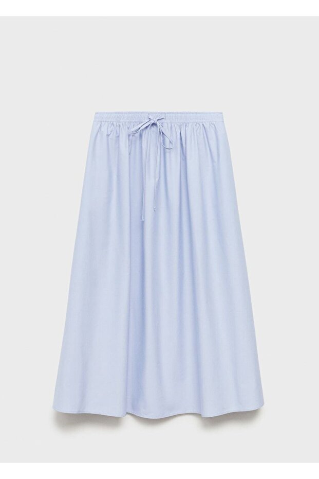 Evaze pamuklu etek - 3