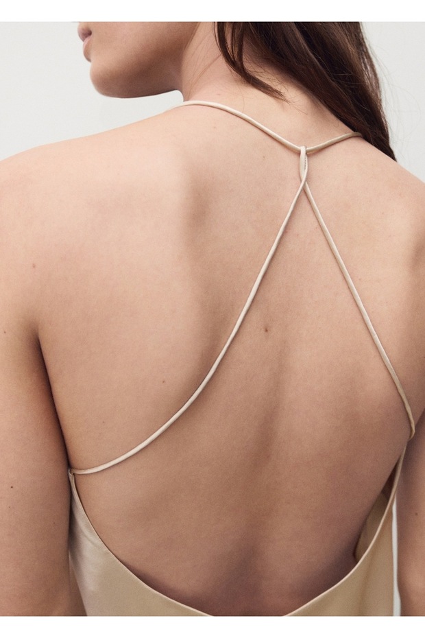 Askılı ipek gecelik - 7