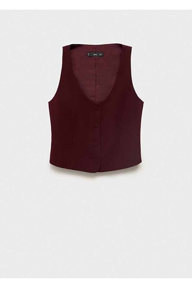 Düğmeli takım yelek - 3