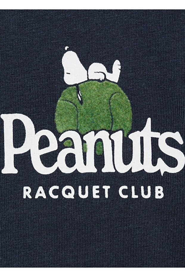 Snoopy baskılı tişört - 7