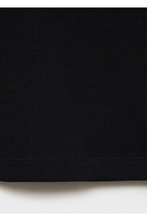 Triko cropped bluz - 3