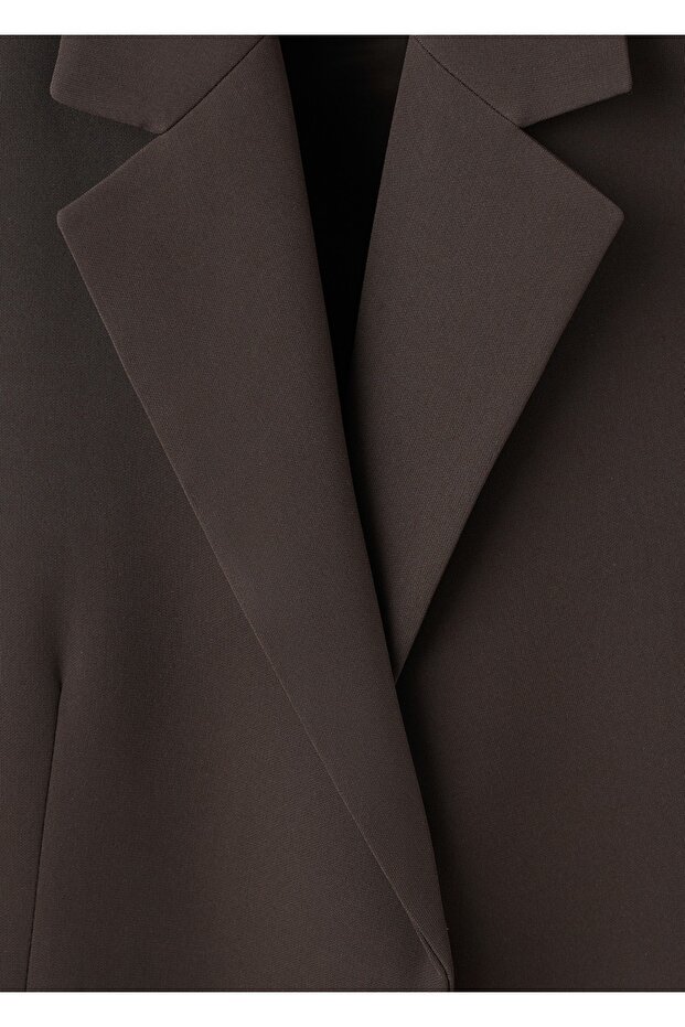 Klapalı kumaş yelek - 7