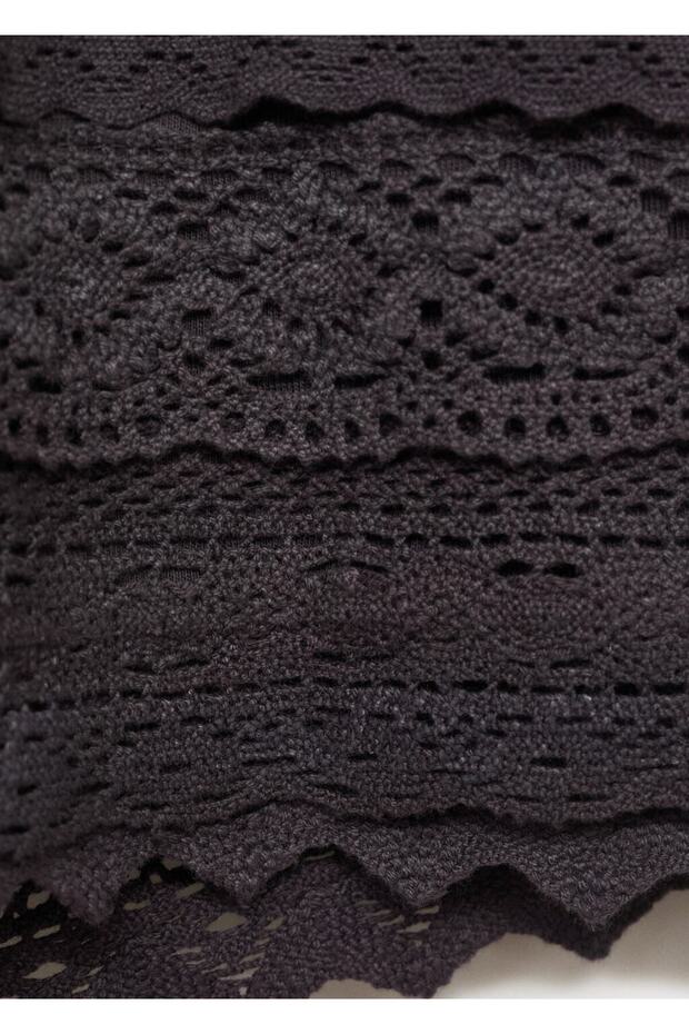 Kroşe volanlı şort - 5