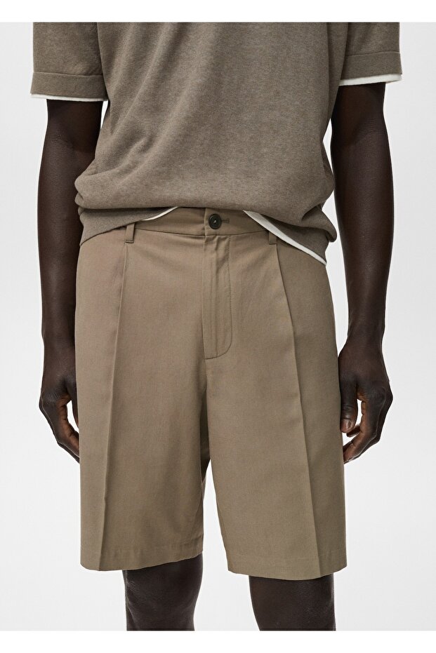 %100 keten şort - 6